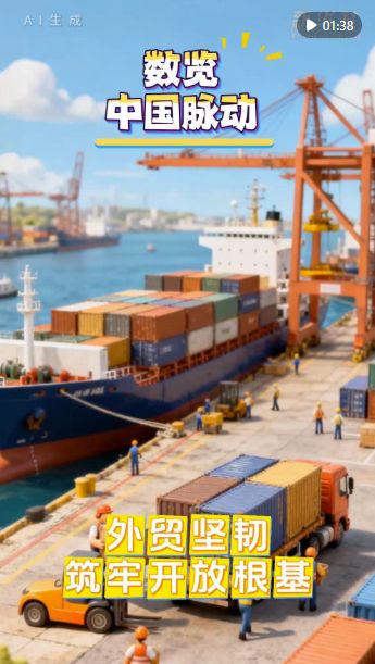 數(shù)覽中國脈動 外貿(mào)展堅(jiān)韌之姿，筑牢高水平開放根基